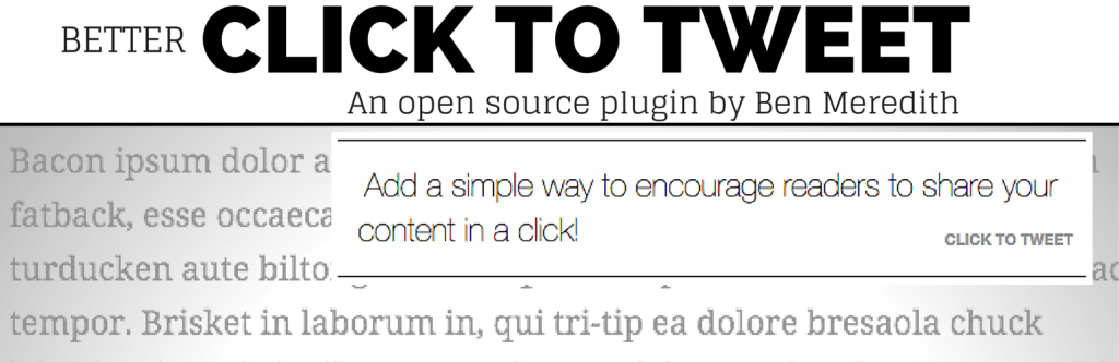 better click to tweet banner