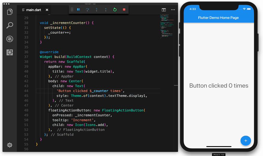 Flutter Hot Reload in Action