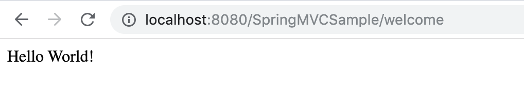 Hello World means it is working