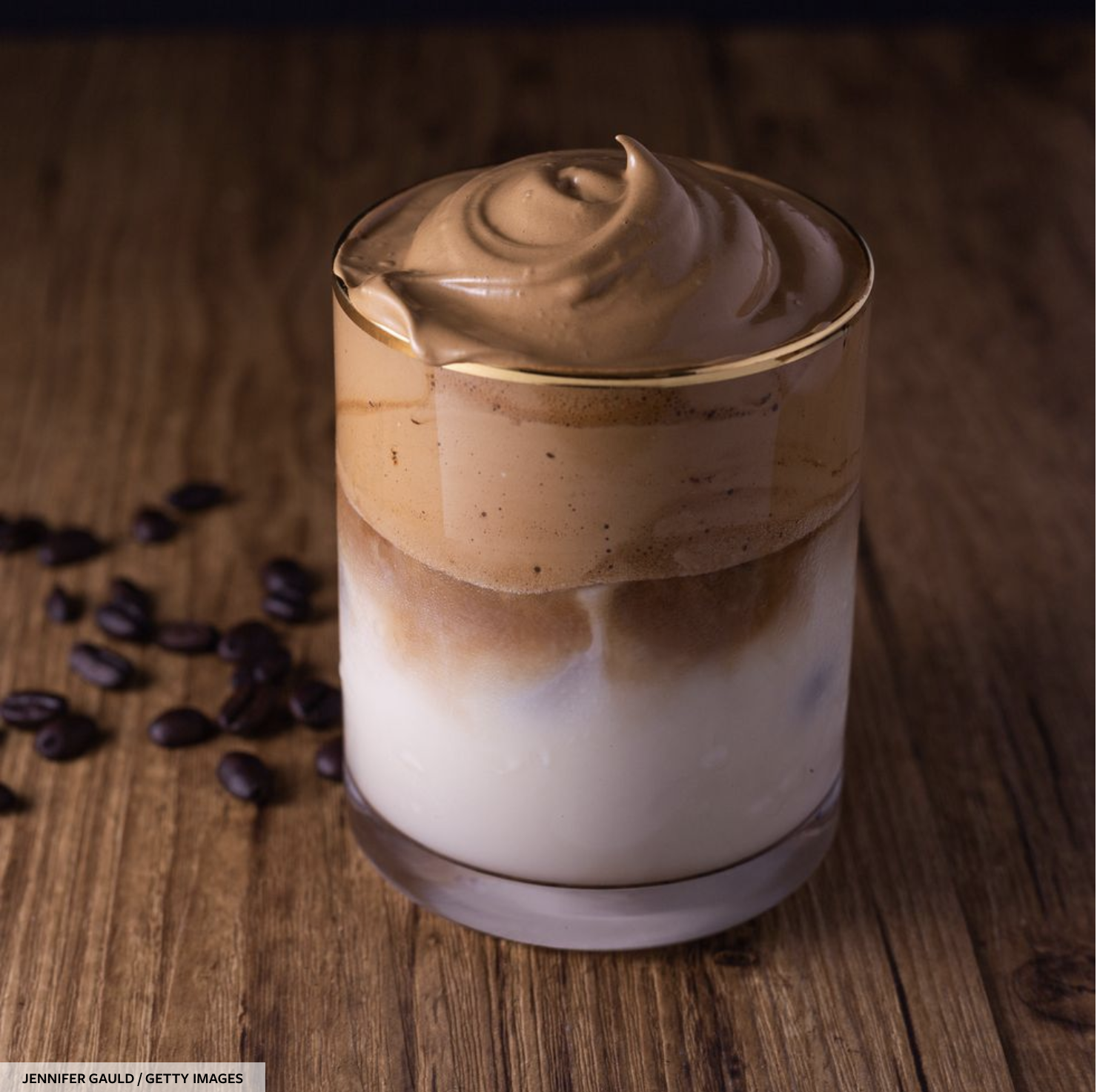 6. Never Have Dalgona Coffee Without Mixing It