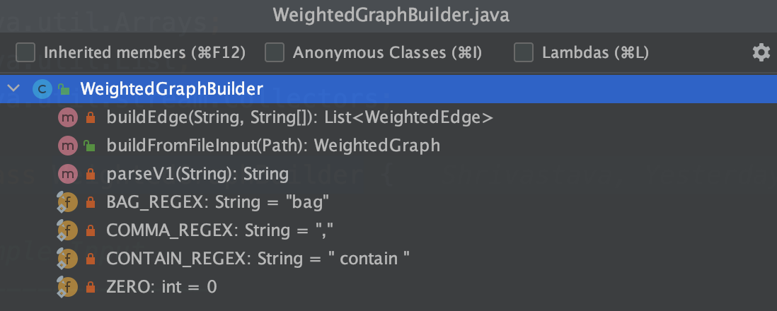 Weighted Graph Builder