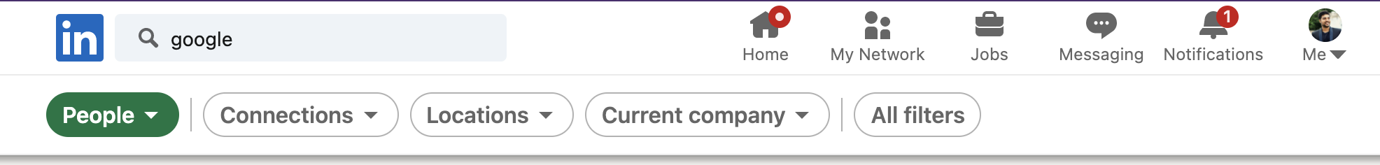 Shortlist people by company